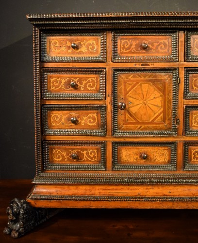 Mobilier Cabinet & Coffre - Cabinet incrusté de la Renaissance italienne, Vérone fin du 16e siècle